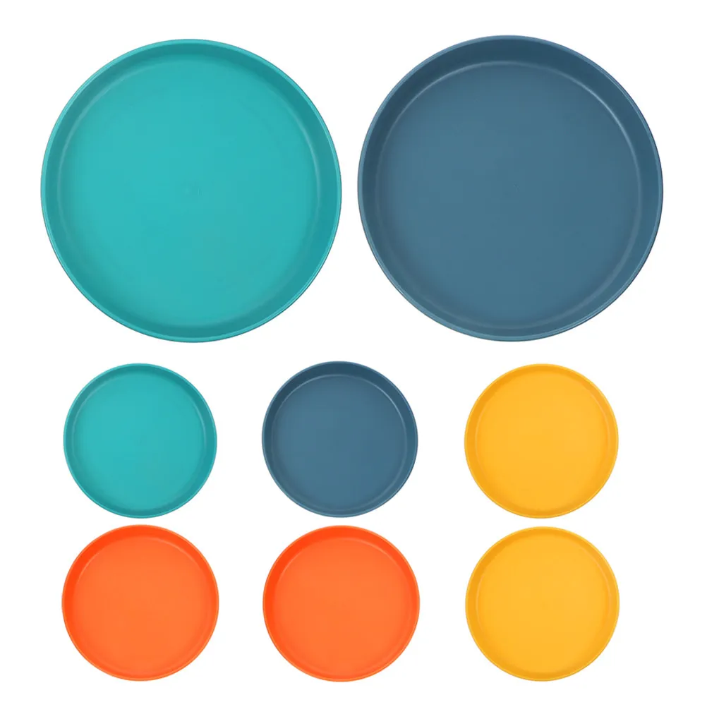 Juego de 8 Platos Hondos y Anchos para Gatos, Aptos para Gatos de Patas Cortas, Seguros para las Bigotes, Platos Planos para Comida Húmeda, Platos Pequeños para Gatos