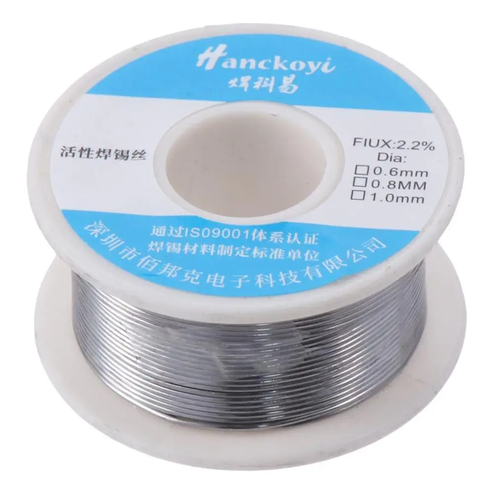 55×55×28mm Spools of Solder Wire Silver Tin-lead Alloy High Purity Solder Wire Circle Modern No-clean Soldering Tin Wire