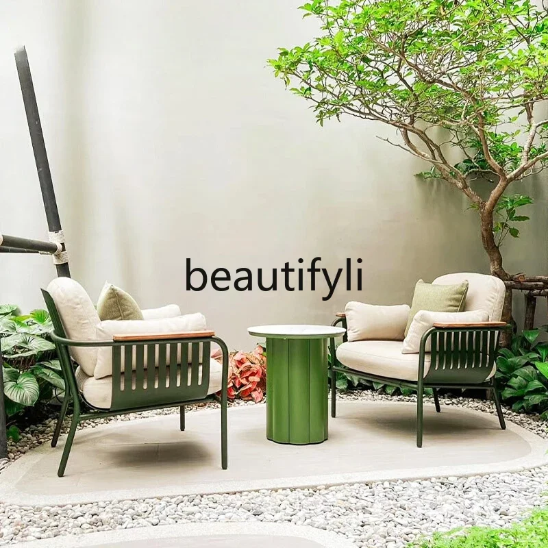 Open-air waterproof outdoor furniture Sun room Sofa chair