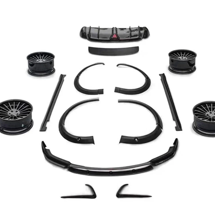 accessories parts body kit for model x body kit molding front rear bumper carbon fiber surround