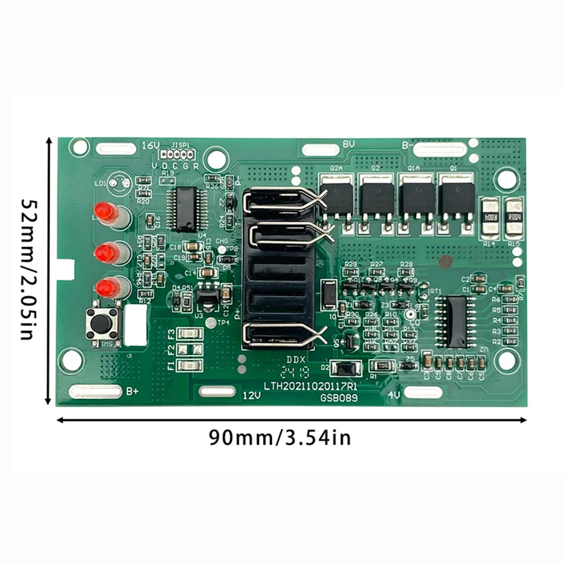 A25F-Li-caixa plástica da bateria 4511396 com placa de circuito de proteção de carregamento caixa de escudo pcb para power X-CHANGE 18v 20v li