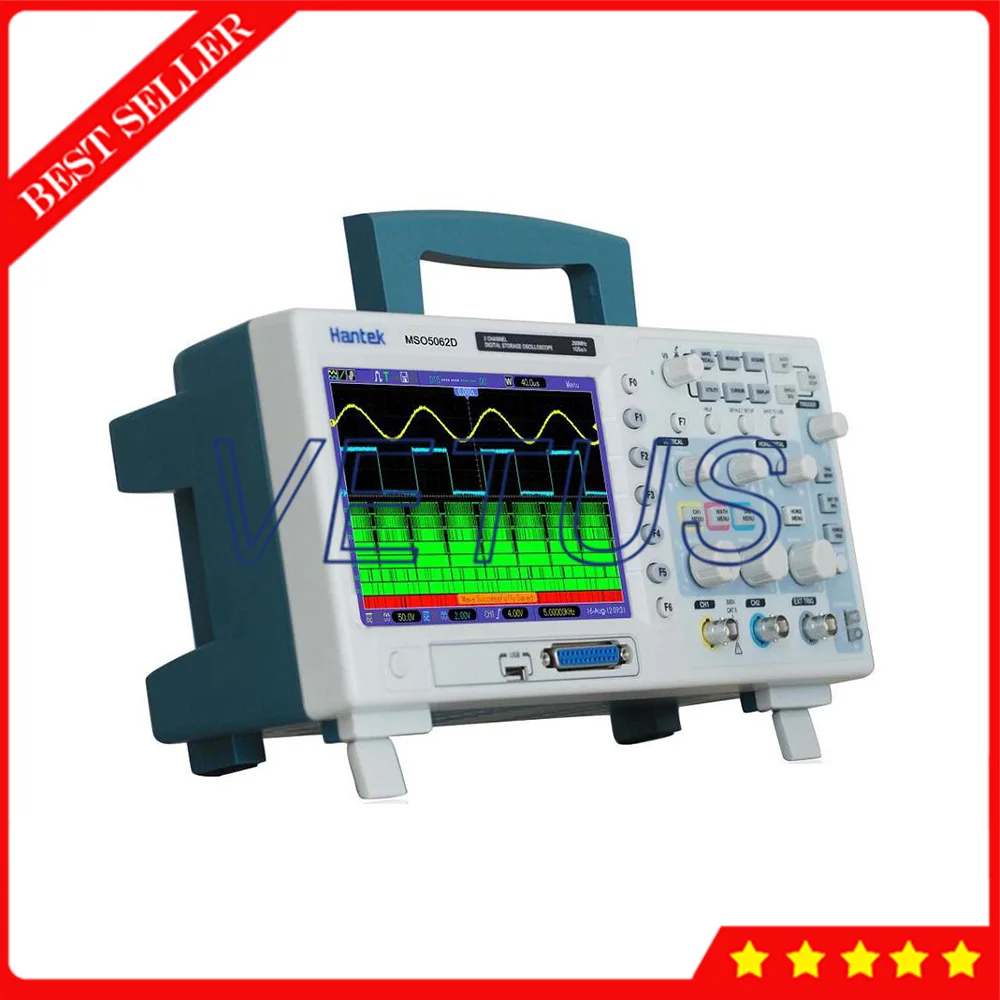 Digital 16 Channel Oscilloscope Logic Analyzer Storage Mixed Signal with Oscilloscope Function 1GSa/s MSO5062D