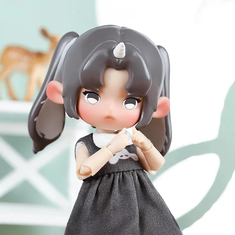 Penny\'s Box Obtisu11 Dolls Blind Box Cute Elf Unicorn Bjd Dolls Figures Mystery Box Anime Model Kawaii Surprise Toy For Kid Girl