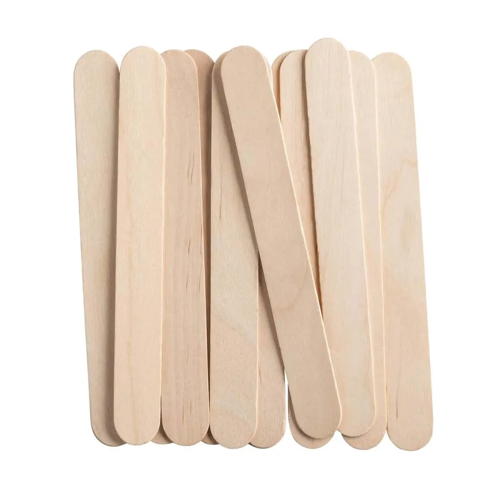 50/100/150Pcs 11.4cmIce Cream Popsicle Sticks Wooden Stirring Stick For Resin Mold Jewelry Making Handmade Craft Supplies Tools