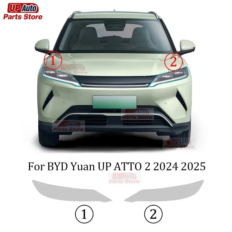 

Для BYD ATTO 2 YUAN UP 2025: Защитная пленка из ТПУ/ППФ для B/C-стойки, фар и зеркал заднего вида, прозрачная, антицарапийная, самовосстанавливающаяся