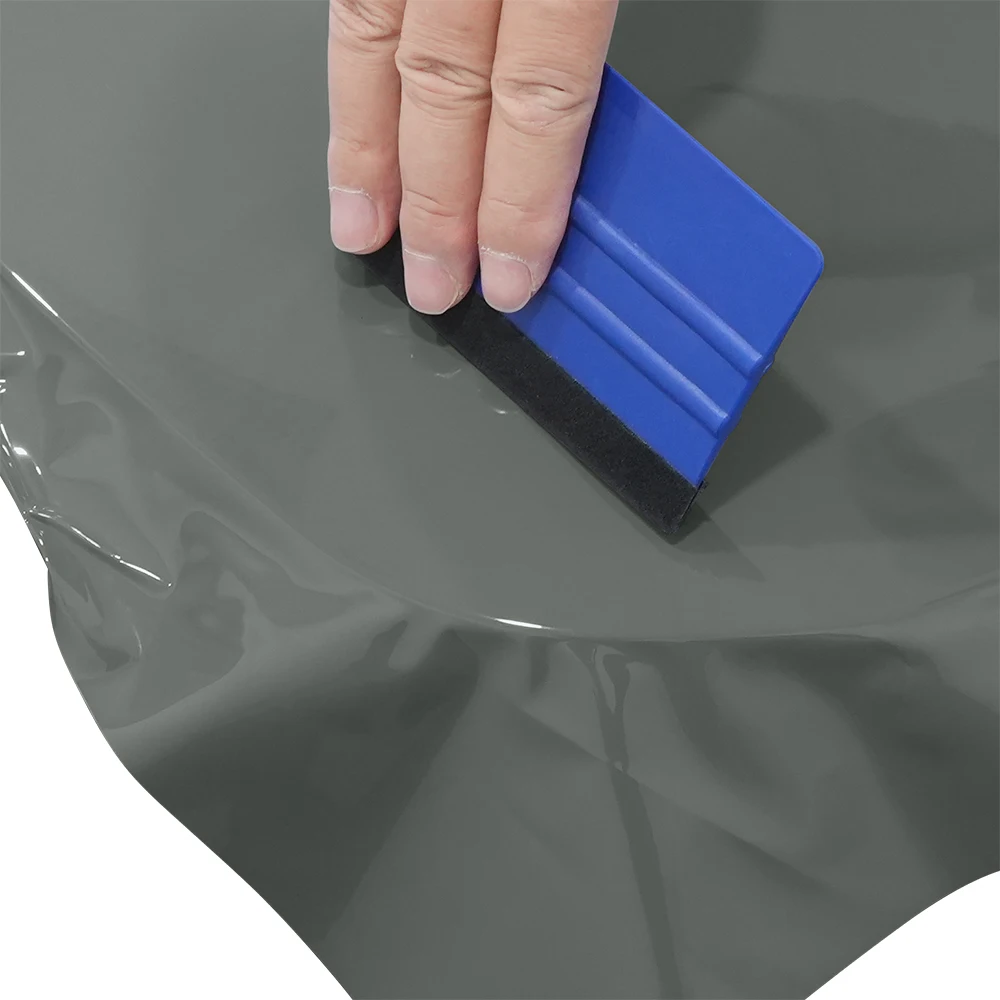 Auto Vinyl Film PET Ultra Gloss Nardo Grau Auto Wrapping Aufkleber mit Air Release Selbstklebende Motorrad Auto Körper Dekoration Film – Detail 15