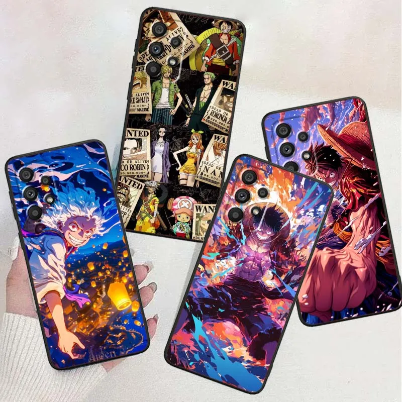 

Cartoon Design One Piece For Samsung A41 A35 A34 A33 A32 A25 A24 A23 A06 A05 A04 Note 10 20 Ultra 5G Black Phone Case