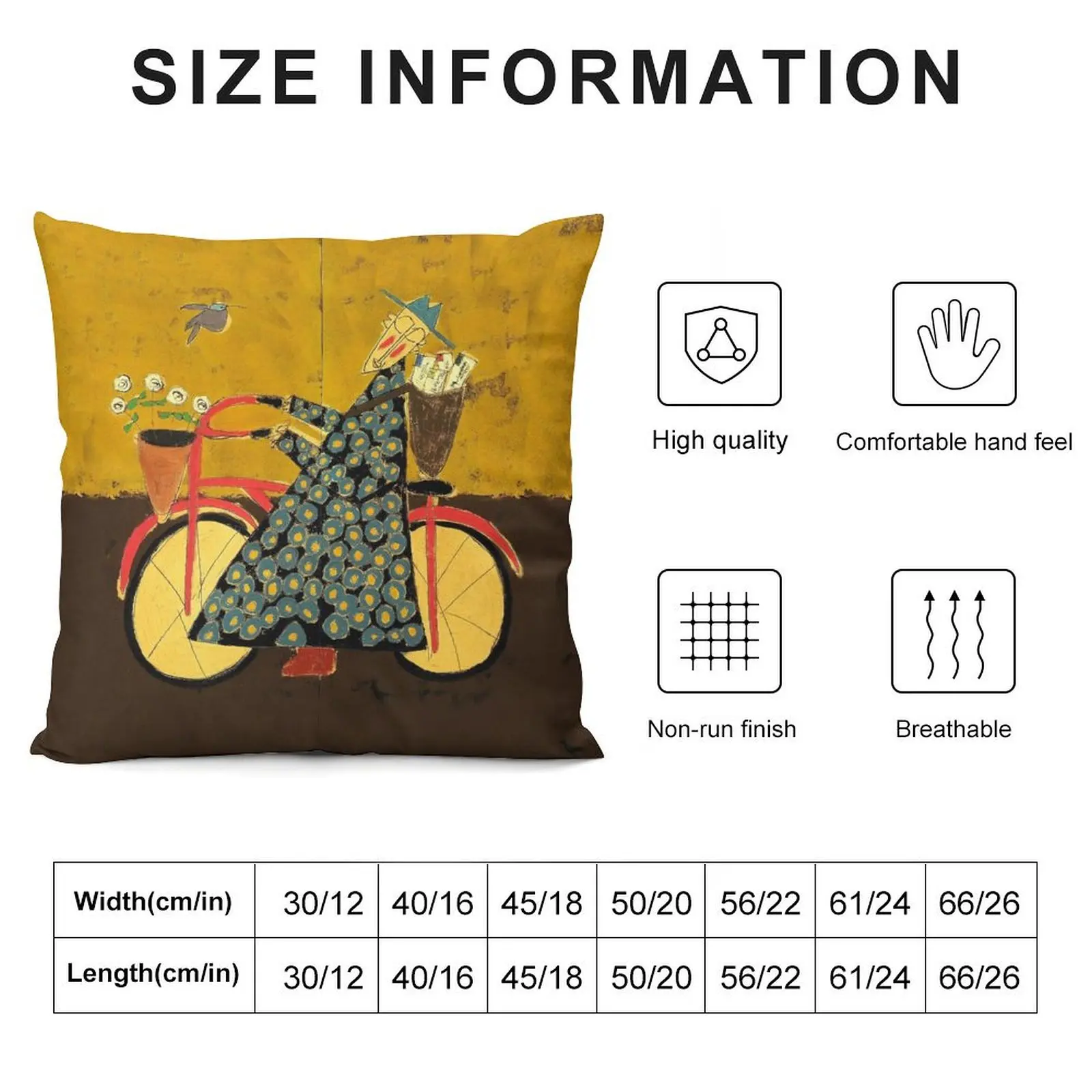 Bicycle Monk with loveletters Throw Pillow autumn decoration christmas decorations for home 2025 pillow