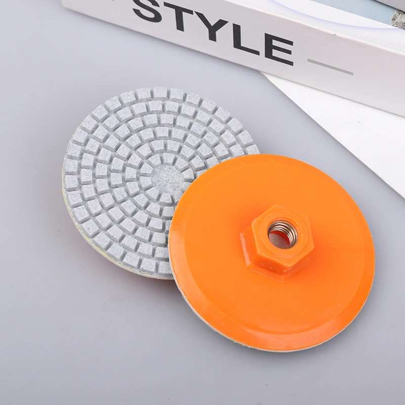 80mm 3 Inch Polishing Pad Wet Dry Buff Disc Abrasive For Sanding Granite Concrete Grinding Countertop Stone Grinding Blade