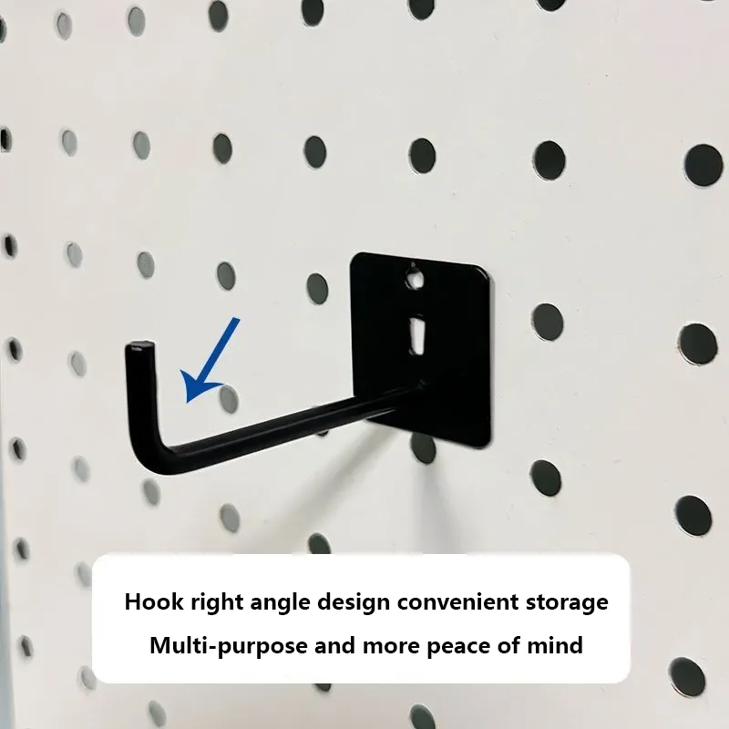 Multi-Hole Board Right Angle Hooks Wall Mounted Display Shelf Accessories Thickened And Strengthened Metal Jewelry Hooks