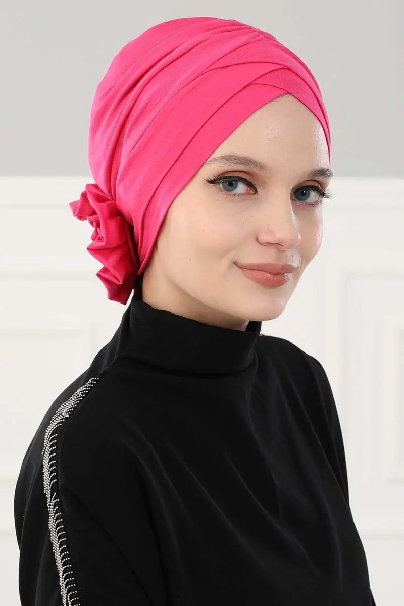 Cross Rose Bone Fuchsia