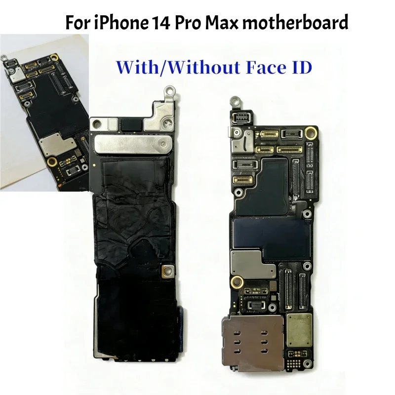 SIM Version Mainboard For iPhone 14 Pro Max 14 Plus Unlocked Motherboard With/NO Face ID NO ICloud Support Update Logic Board