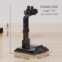 75362 Bracket DIY Aircrafts Display Stand Support Bricks Model For X-Wing Space Wars Fighter Building Blocks For Children Gifts