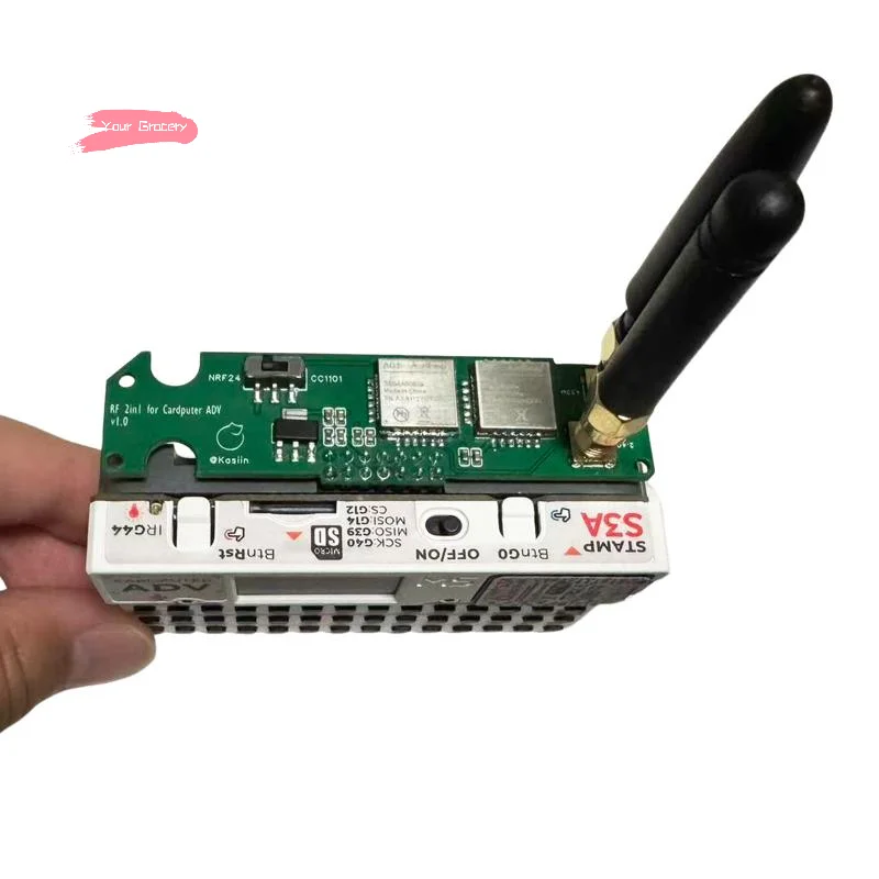 M5Stack Cardputer ADV CC1101 Módulo RF NRF24 Firmware Bruce 2-em-1 Transmissão e Recepção de Sinal Sub-GHz para Dispositivos IoT