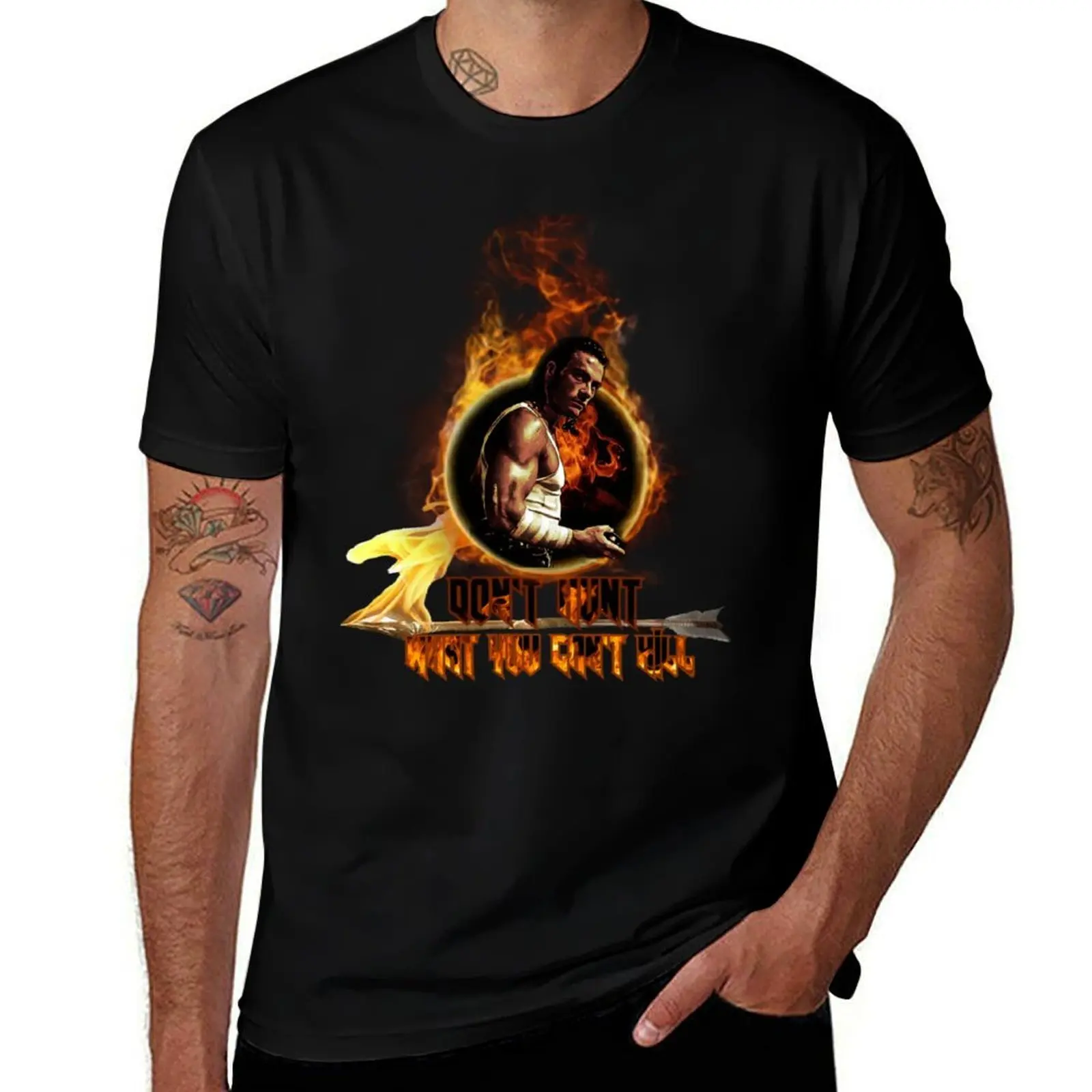 Target Van Hard Damme T-Shirt Big Size Loose Fit Tee Shirt