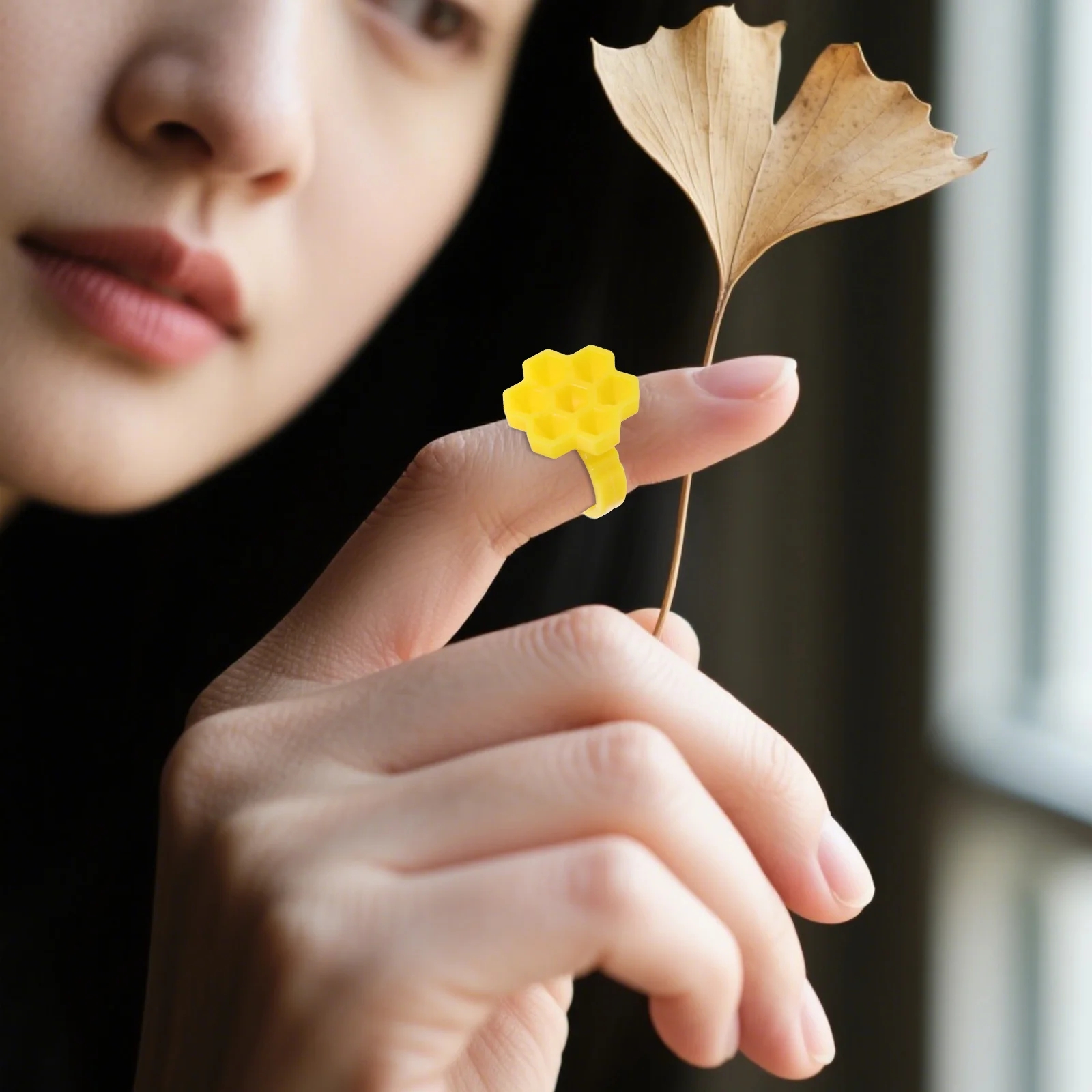 250 Uds anillo de pegamento para pestañas taza diseño hexagonal soporte de pegamento de precisión suministros de extensión de pestañas portátiles Mini bandeja de 3,5x5mm