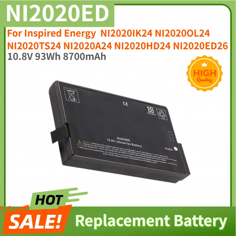 

High Quality For Inspired Energy NI2020ED NI2020IK24 NI2020OL24 NI2020TS24 NI2020A24 NI2020HD24 NI2020ED26 Battery 10.8V 8700mAh