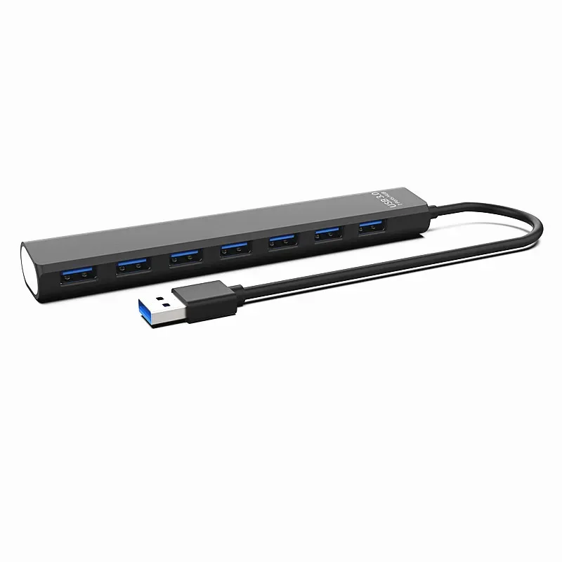 

USB 3.0 7-портовый концентратор, расширитель, адаптер USB 3,0, разветвитель с несколькими портами USB 3,0, концентратор 2,0, несколько USB 3,0, USB-концентратор, кардридер для ПК