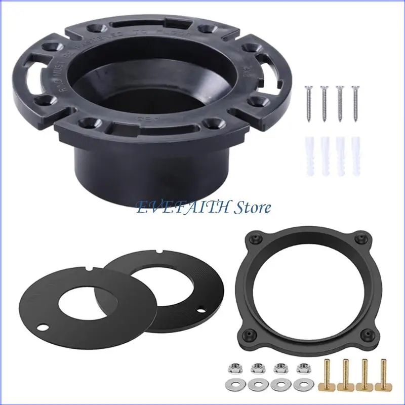 124B مجموعة مانعة للتسرب شفة المرحاض مع تصميم مقاوم للتآكل 385345892 لترقيات المرحاض #4