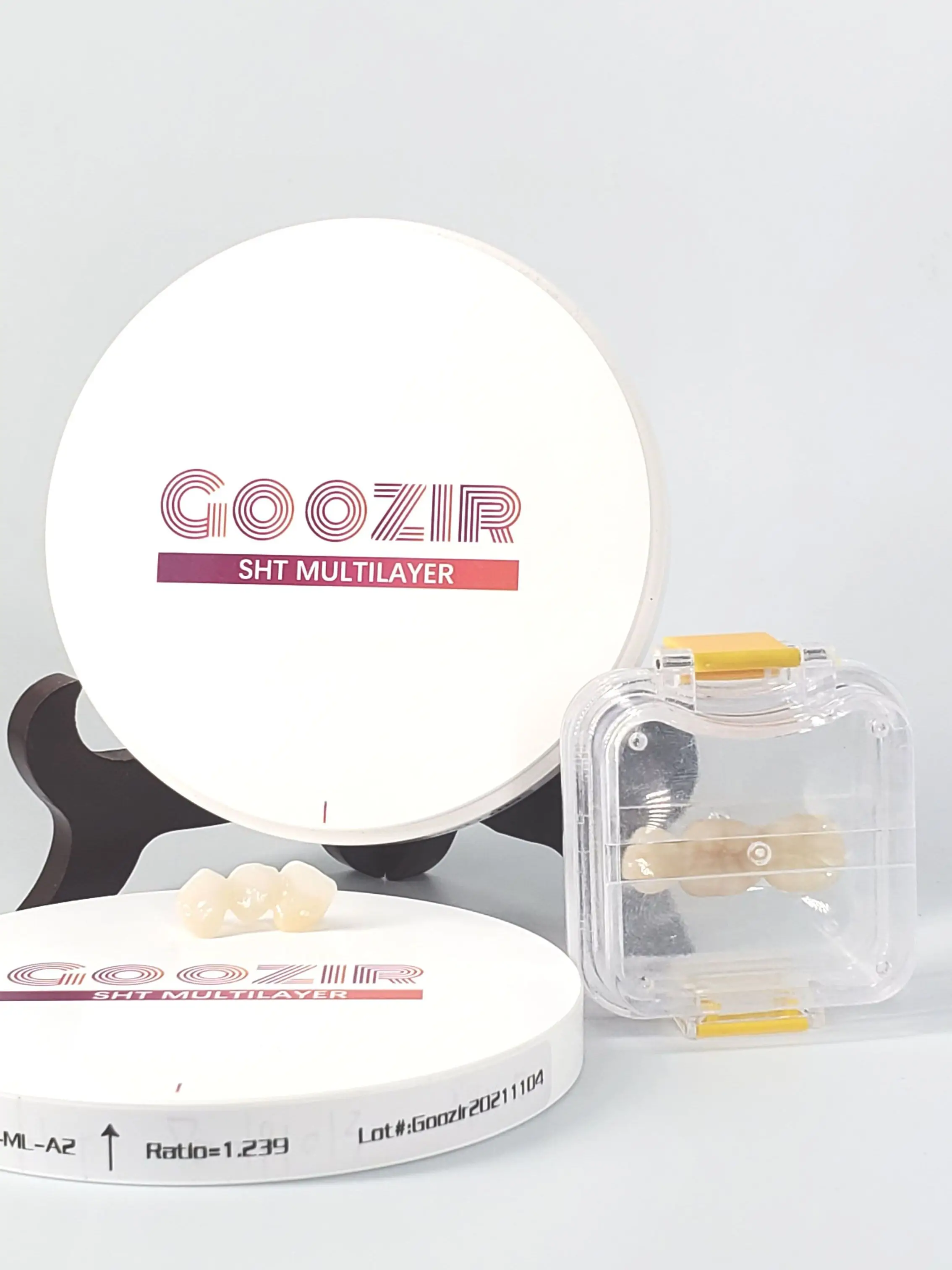 GOOZIR-Disco De Zircônia Para Dentadura, Disco De Zircônia, Multicamadas, Materiais De Laboratório Dental, CAD CAM, SHT