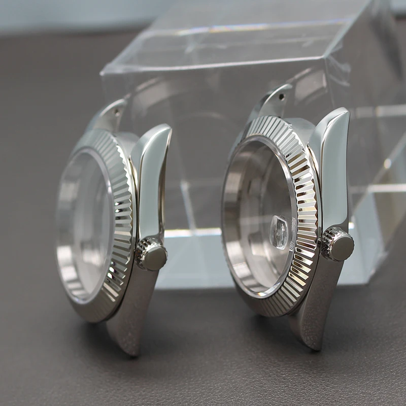 36mm 39mm Uhrengehäuse Saphirglas für Datejust SK Style Gehäuse NH34 NH35 NH36 NH38 NH70 NH72 4R36 Miyota8215 Mingzhu2813 ETA 2836 Uhrwerk – Detail 4
