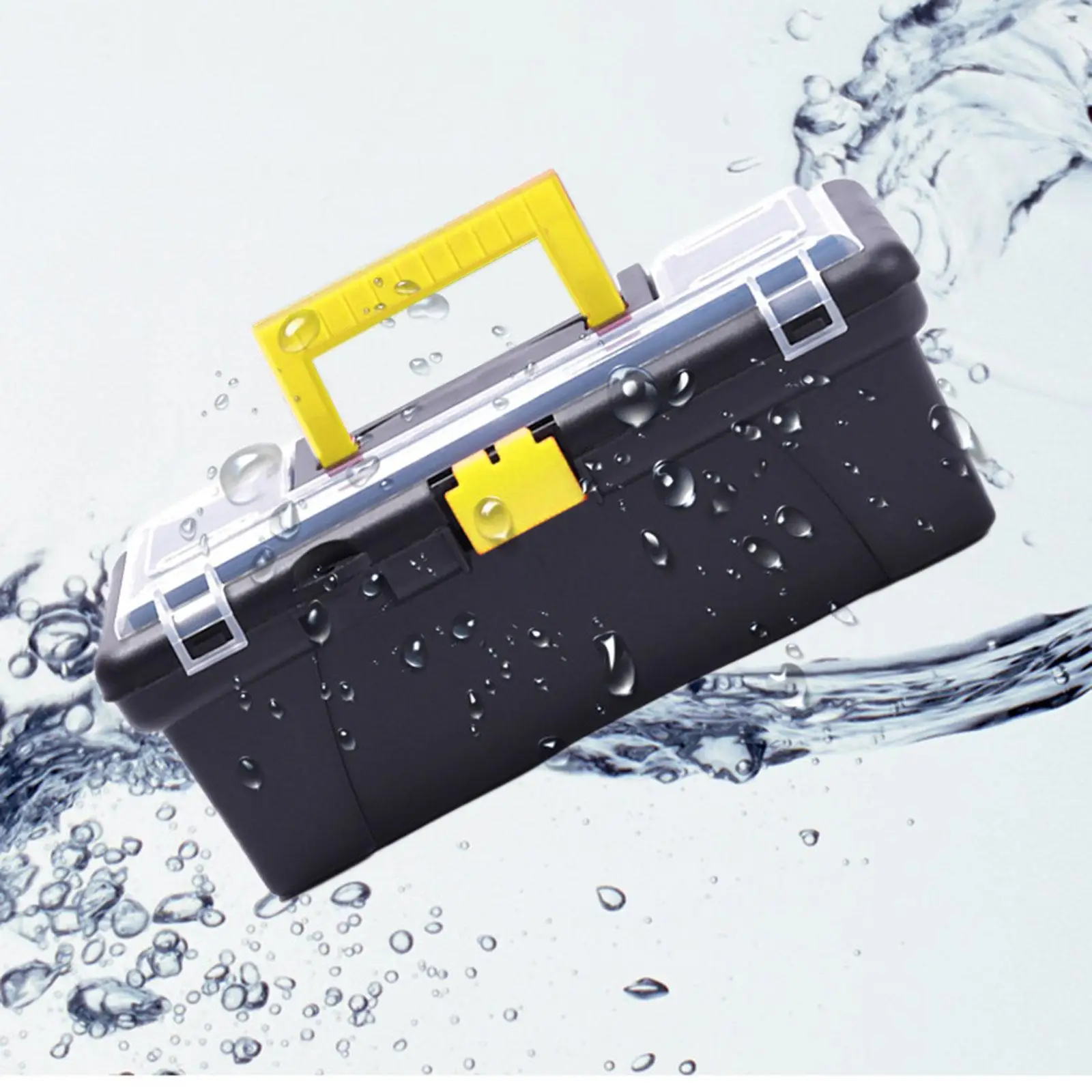 Tool Box Lockable Large Space for Plumber Hand Tools Mechanical Repair Tools