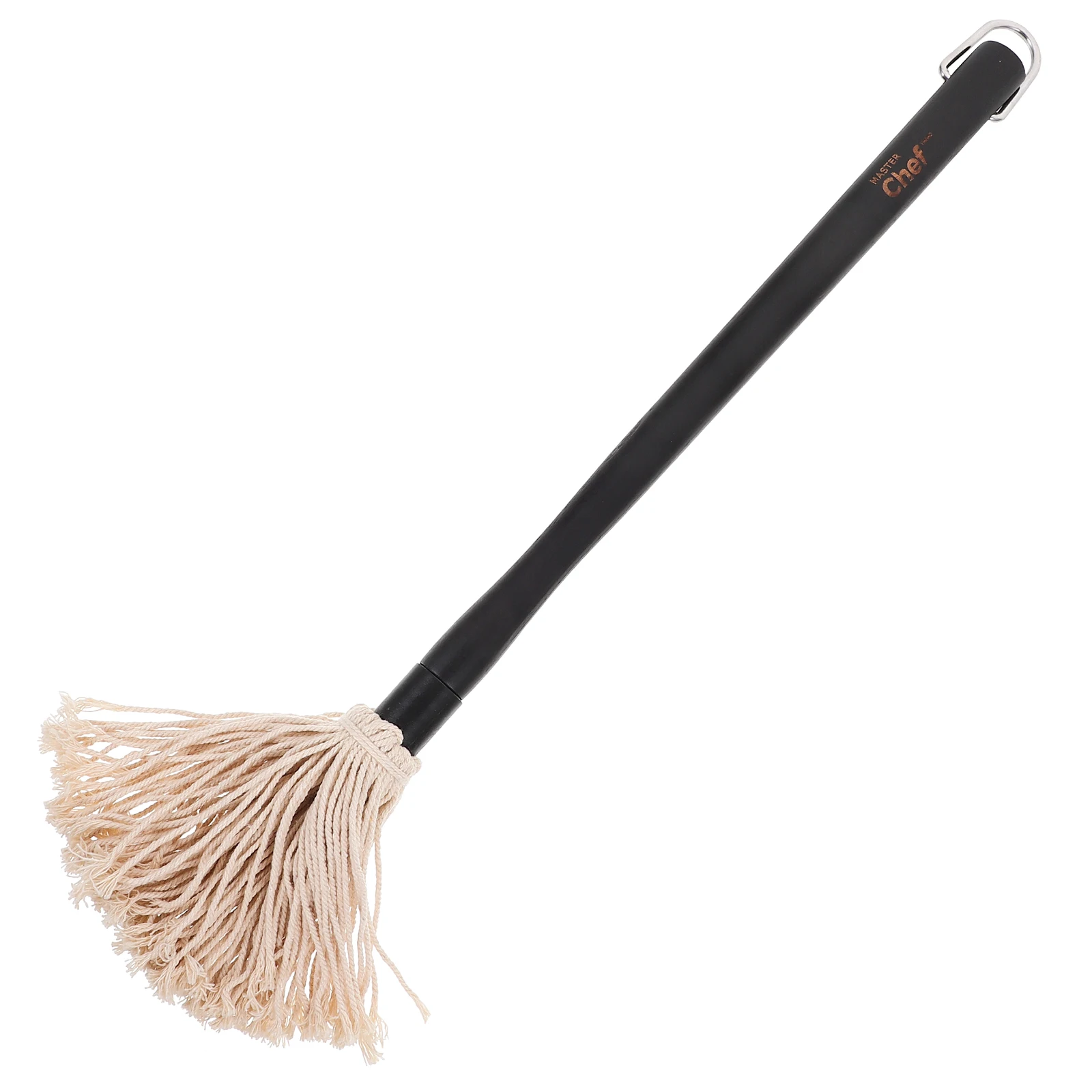 

1pc Bbq Basting Grill Oil Brush Kitchen Cooking Brush Pure Cotton Wood Handle Sauce Baking Barbecue Tool Reusable Durable