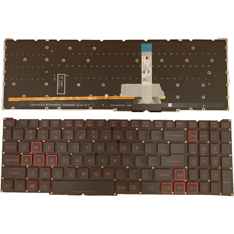 LL+ New For Acer Nitro 5 AN517-54 AN517-53 Predator Helios 300 PH315-54 US Keyboard