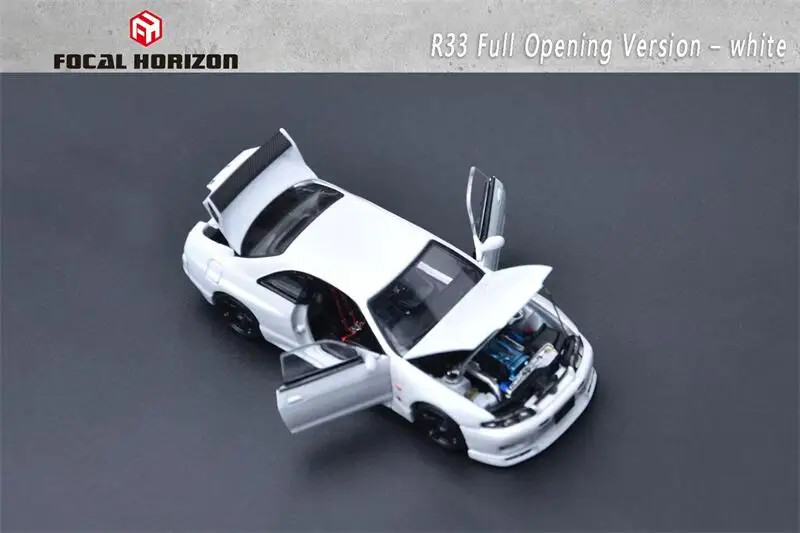 Focal Horizon FH 1:64 BCNR33 R33 Die-Cast Car Model Miniature Gifts