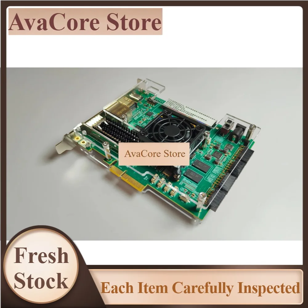 AvaCoreXCKU5P Development Board FMCPCIE3.0 HDMI-compatible 100G Gigabit Ethernet For FPGA Development