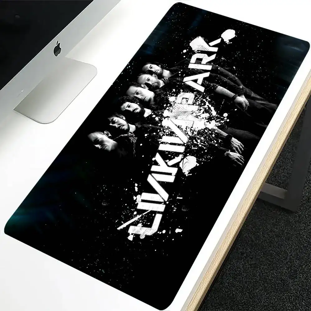 L-Linkin P-Park Band Mousepad Large Mouse Pad Gaming Deskmat With Lockedge Office Non-slip Carpet