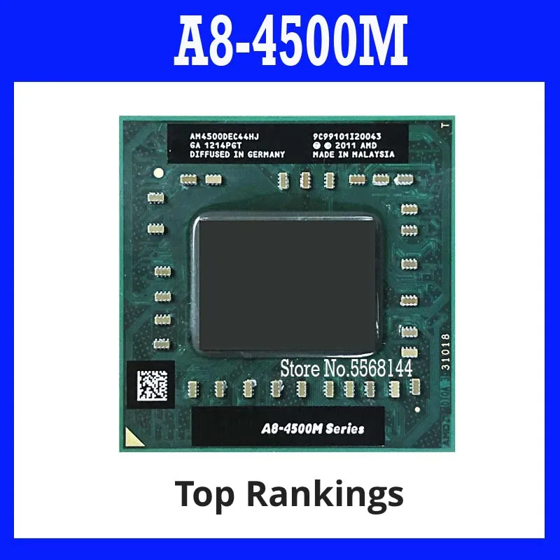 

40% скидка AMD A8-Series A8 4500M 1,9 ГГц четырехъядерный четырехпоточный процессор AM4500DEC44HJ разъем FS1