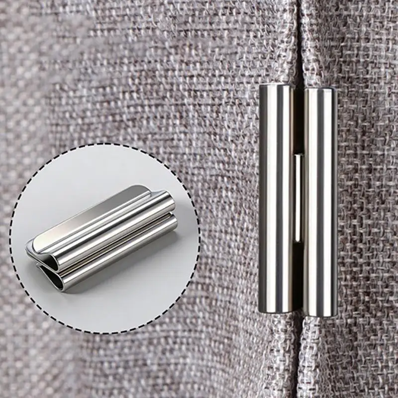 2026NEW Strong Magnetic Curtain Closing Clips 10Pcs Nail Free Blackout Drape Closer To Prevent Light  For Bedroom Living Room
