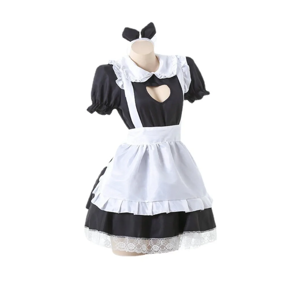 Lolita Diener Kawaii Schürze Kleid japanische Anime Show Cosplay Kostüm hochwertige Dienst mädchen Outfit Frauen sexy Dessous Bühnen uniform