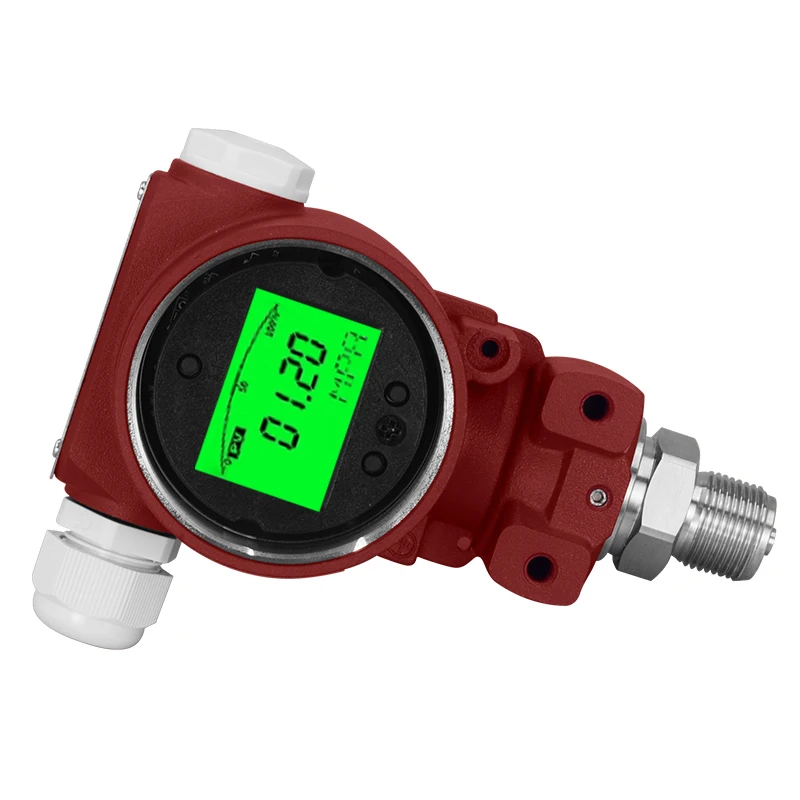 2088 LCD Display Pressure Transmitter 4-20mA Output Measuring -0.1-100Mpa Water Air Oil Liquid Positive Negative Pressure Sensor