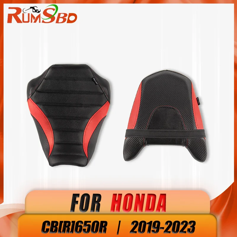 

Seat Pad Cushion Pillion Rider & Passenger Saddle Cushion Front Rear for Honda CB650R CBR650R 2019 2020 2021 2022 2023