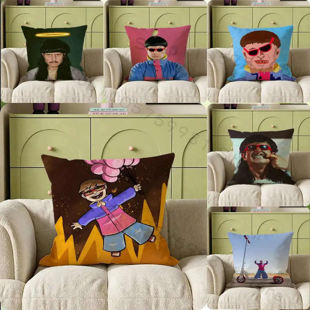 Oliver T-Tree Life Goes On Cartoon Printing Pillowcase Customized Pillow Cover for Sofa Home Decor