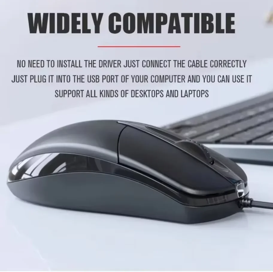 USB optický drátová myš notebook domácí úřad myš anti emf kolíček kolečkové 3D 1200DPI hra mause počítač příslušenství pro PC plocha