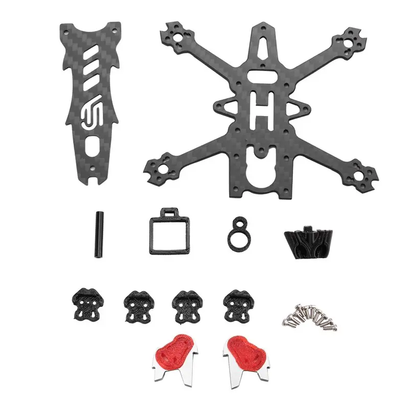 A13E-для DJI O4, совместимый с воздушным блоком, 50 мм, 2-дюймовый пропеллер, зубочистка, FPV, комплект рамы для гоночного дрона на радиоуправлении для двигателей 1002 1003 - Fox-2