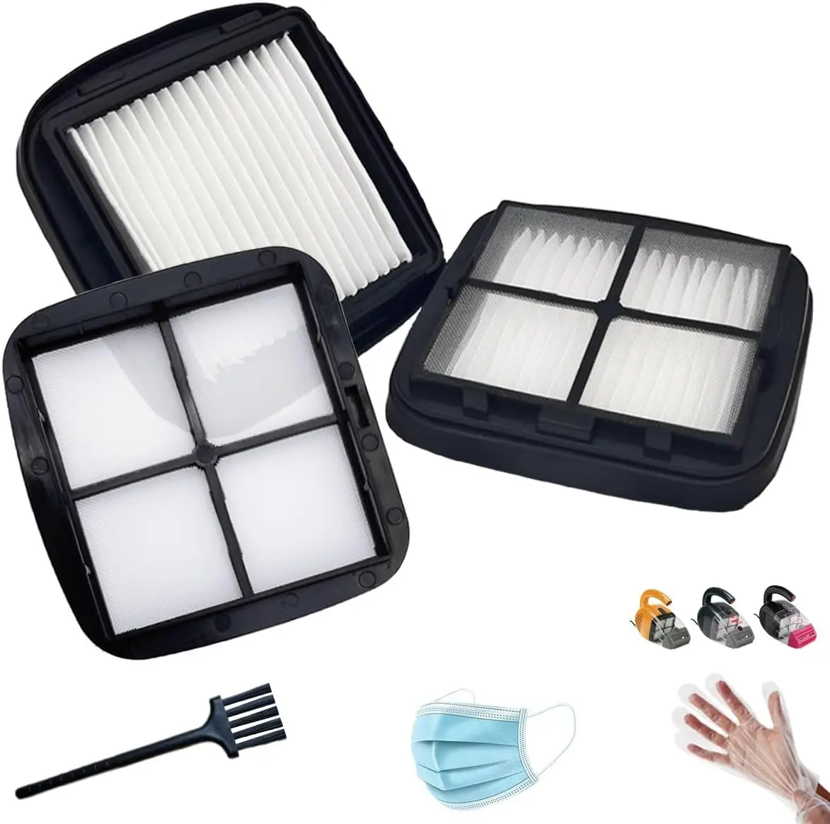 

97D5 Сменный фильтр-ластик для волос для домашних животных серий 33A1, 35V4, 47R5 (2 шт.)