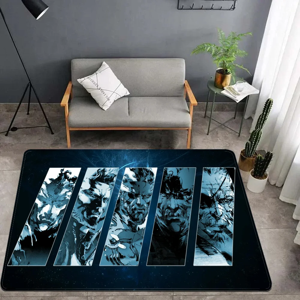 MGS Metal Gear Solid  Floor Mat Bathroom Mat Kids Room Bedroom Decoration Balcony Anti-Slip Doormat Living Room Welcome Rug