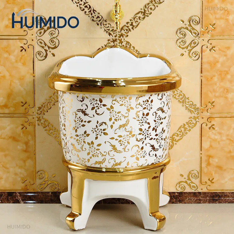 European-style golden mop pool Balcony Color mop pool Color gold mop pool
