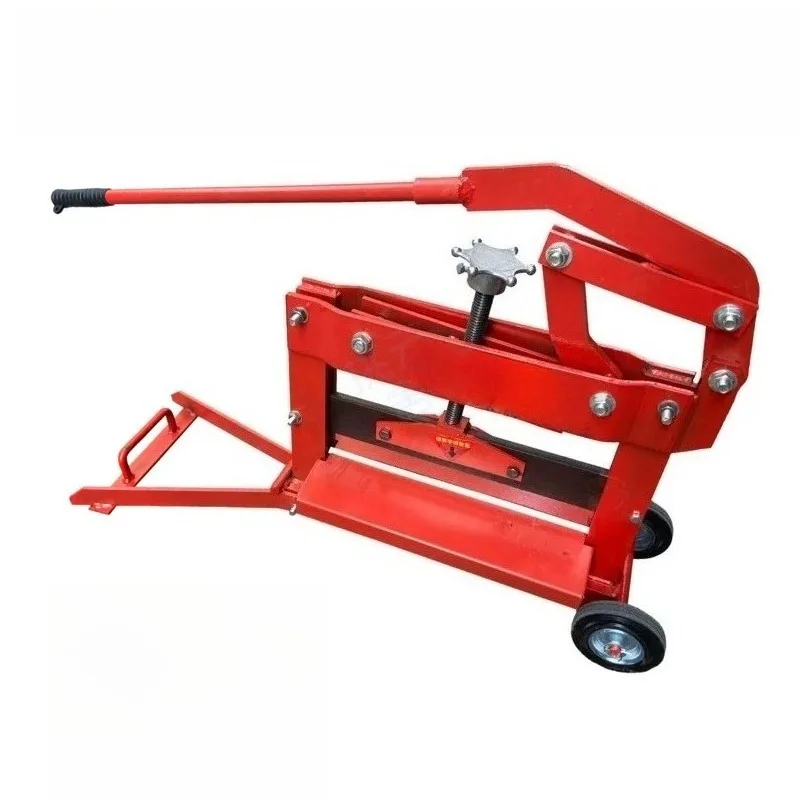 Hand Operated Paver Cutter Portable Brick Cutting Device For Interlocking Permeable Brick Sidewalk And Road Paving Project