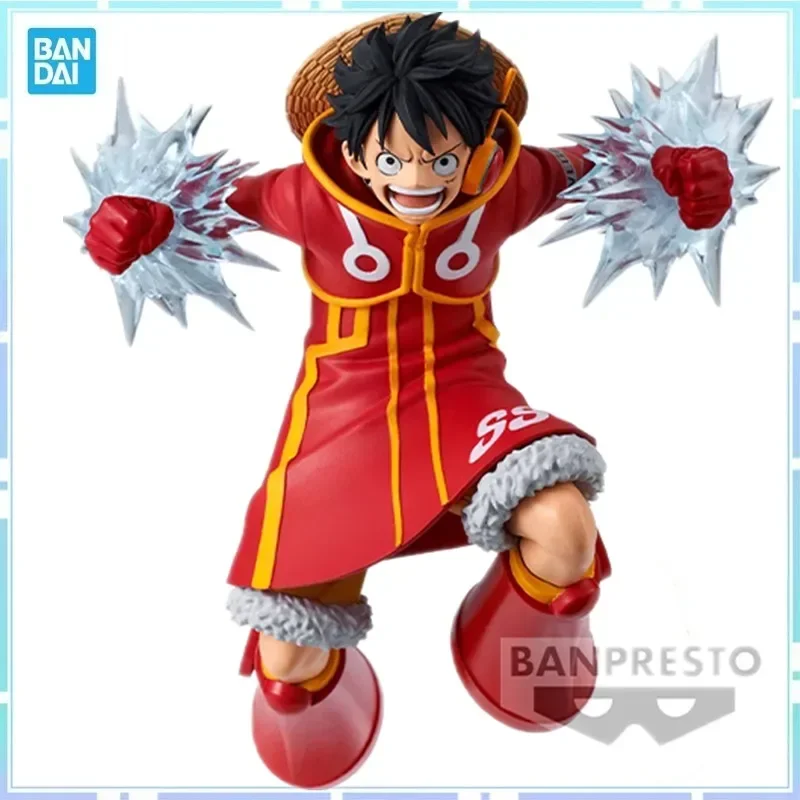 

In Stock Bandai Original Banpresto Anime One Piece Luffy Moment Of Battle PVC Anime Action Figure Model Toys Collectible Gifts