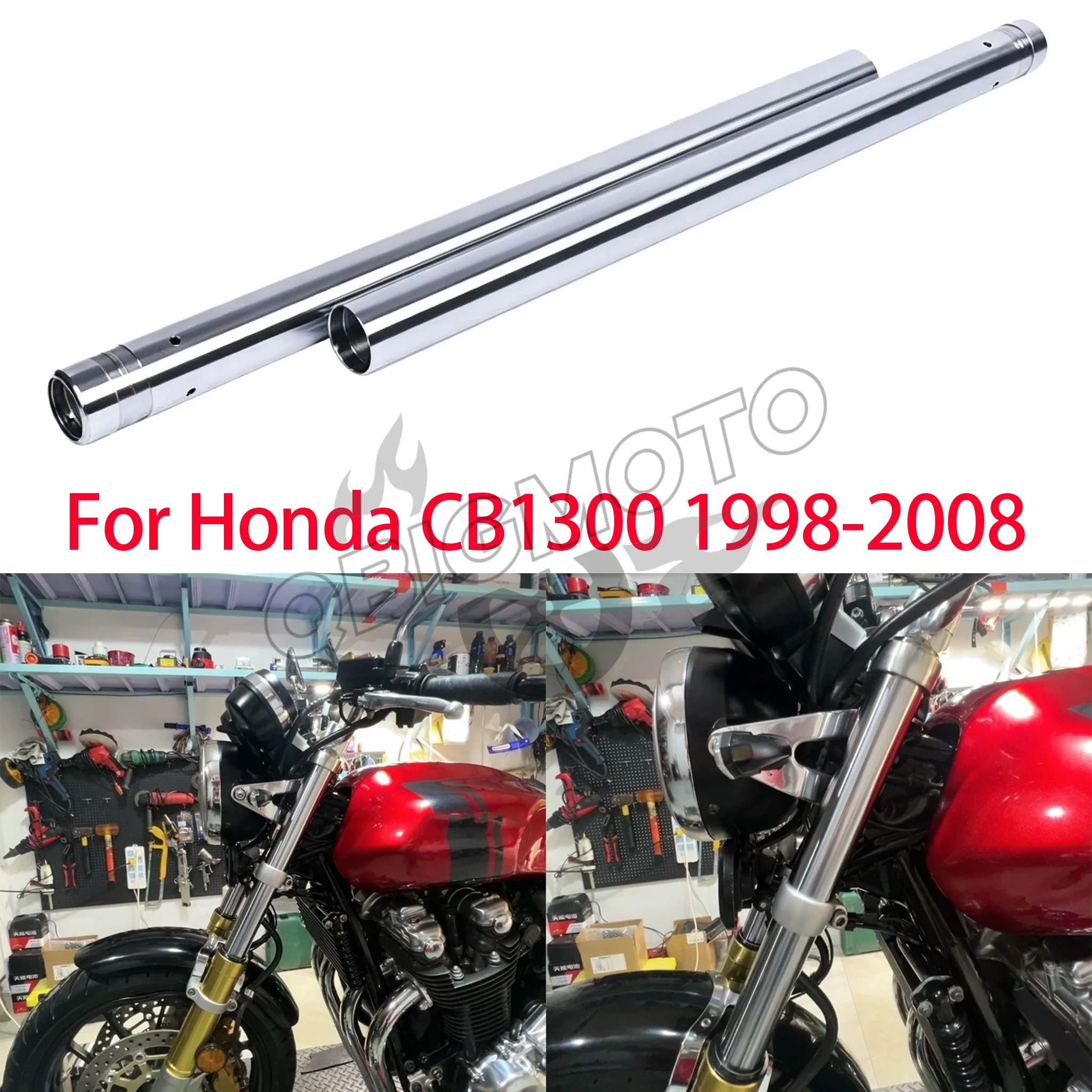 Ensemble de tubes internes de fourche de suspension avant pour moto Honda CB 1300 CB-1300 2008 2007 2006 2005 2004 2003 2002-1998