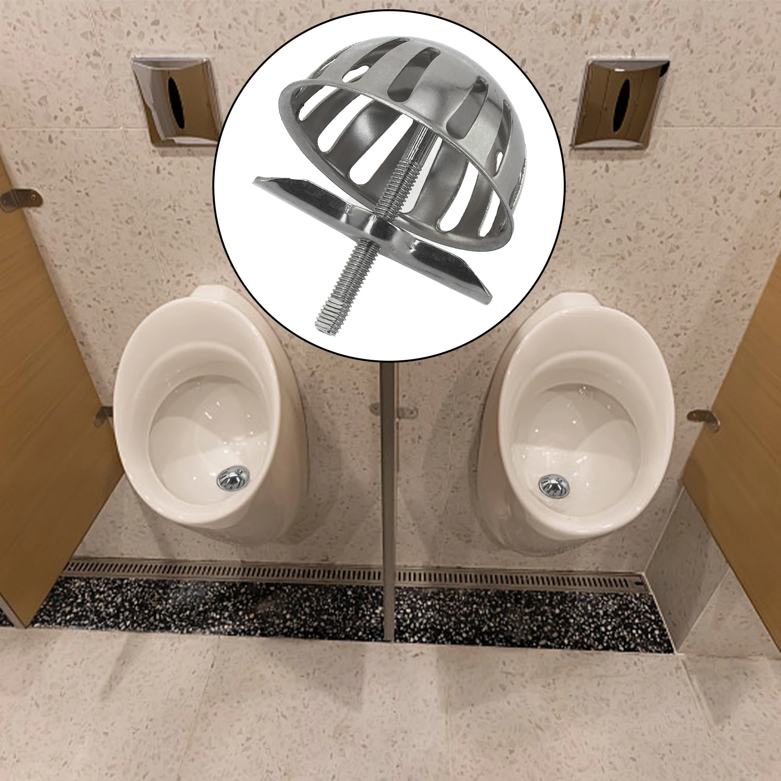 

Commercial Washout Leaky Spud Top Filter Funnel Urinal Strainer Designed to Prevent Debris and Eliminate Unwanted Drain Blockage