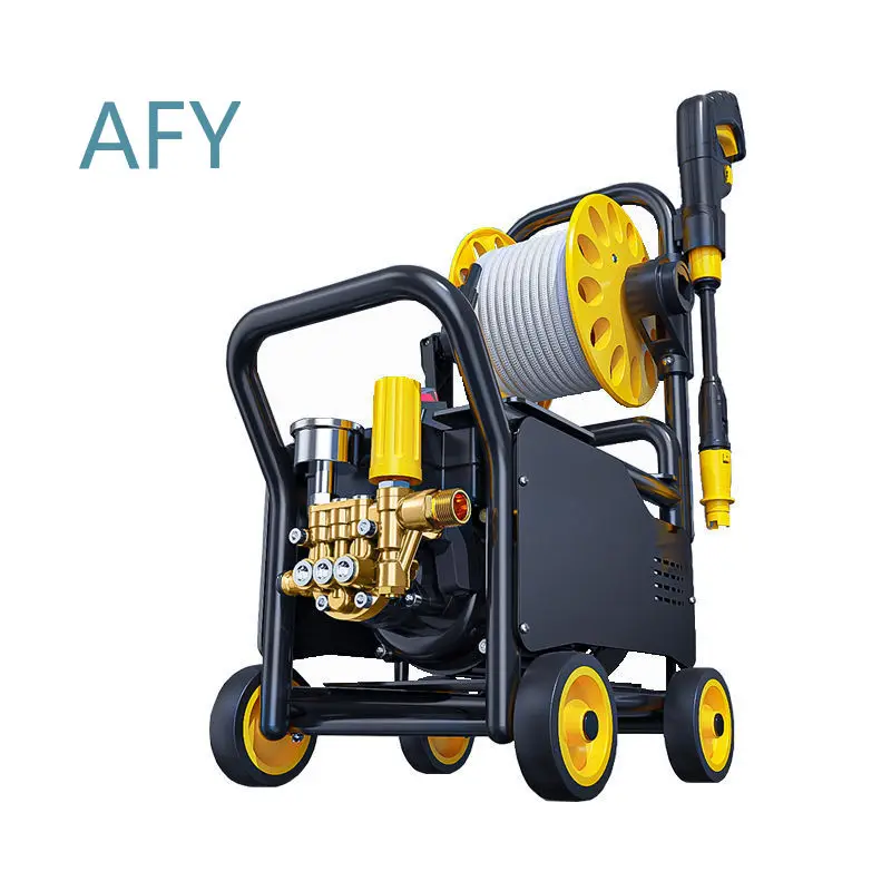 High Pressure Car Wash Machine 220V for Household Water Gun for Car Cleaning Brush Pump for Supercharged High Power Cleaning