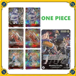 OPCG One Piece Card 3Pcs Diy  Monkey D Luffy PSA Ver. Nami Nico Robin Anime PSA Coarse glitter Game Card Gift Collection Toy