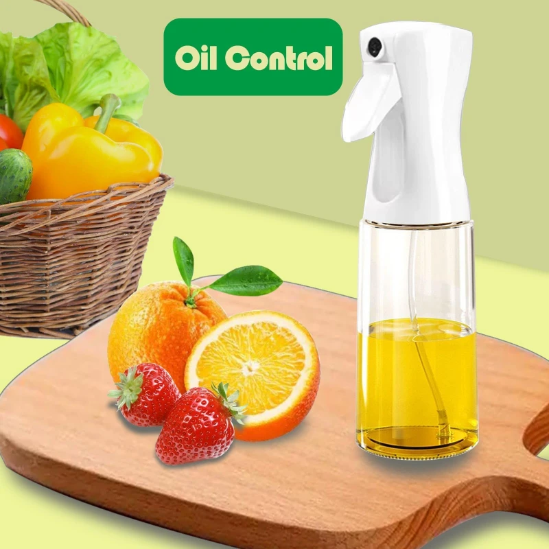 

200/300ml Kitchen Household Oil Spray Pot, Kitchen Gadgets, Baking and Barbecue Cooking Spray Oil Control Bottle