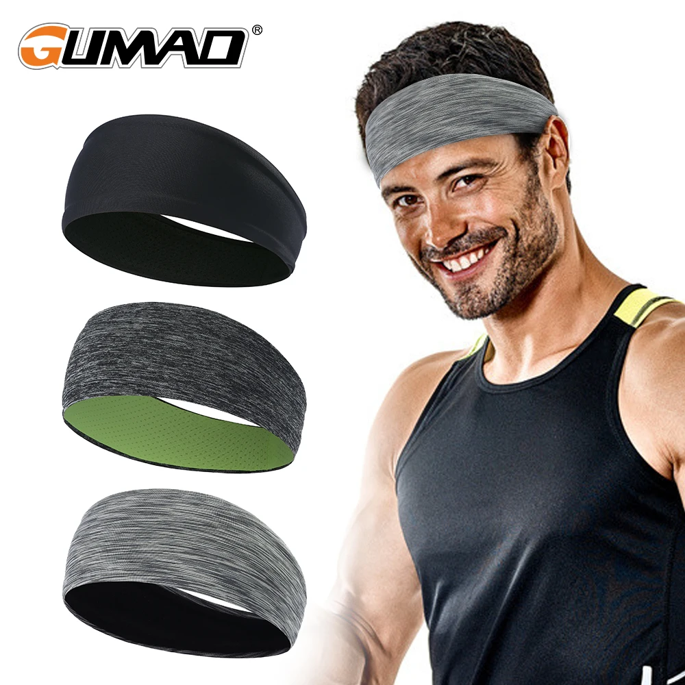 Sport Running Sweatband Basketball Fitness Cycling Yoga Gym Head Hair Band Quick-dry Headscarf Tennis Headband Men Women Summer